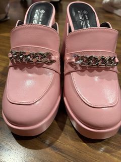 Pink Chunky Loafers/Mules from Call It Spring