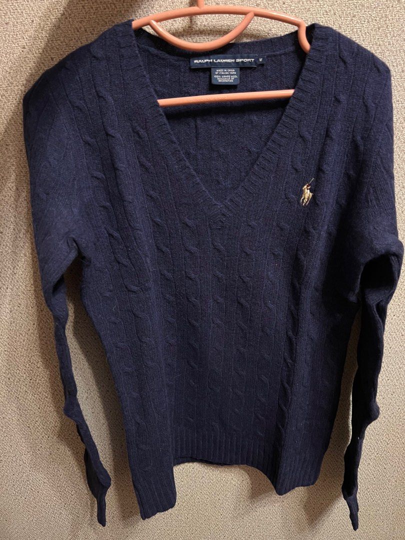 Polo Ralph Lauren Sport navy wool sweater