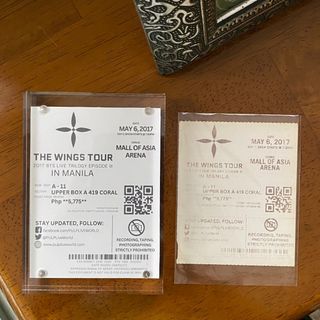 PRESERVED CONCERT TICKETS