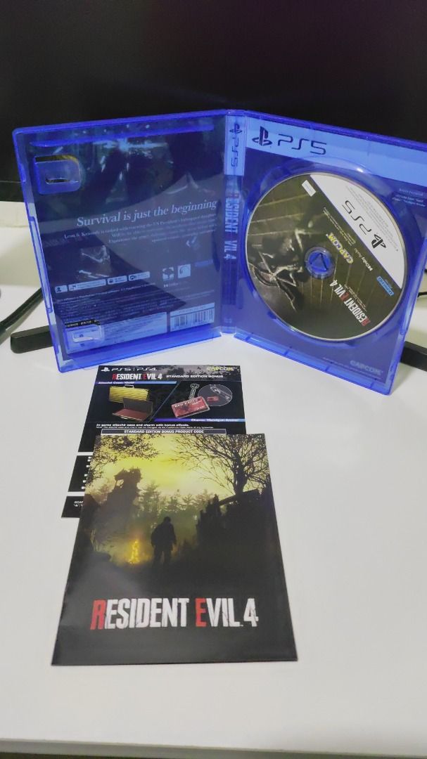 [PS5] Resident evil 4 Remake (R3) (Unused Code) (Category: PlayStation) located in Pililla. Submitted by kooori (Listing ID 1285697849, Image 1). Description: [PS5] Resident evil 4 Remake (R3) (Unused Code) Bought with the receipt MOP: BDO/BPI/GCash/Cash Rizal pwede po meet up I message Lang po ako.