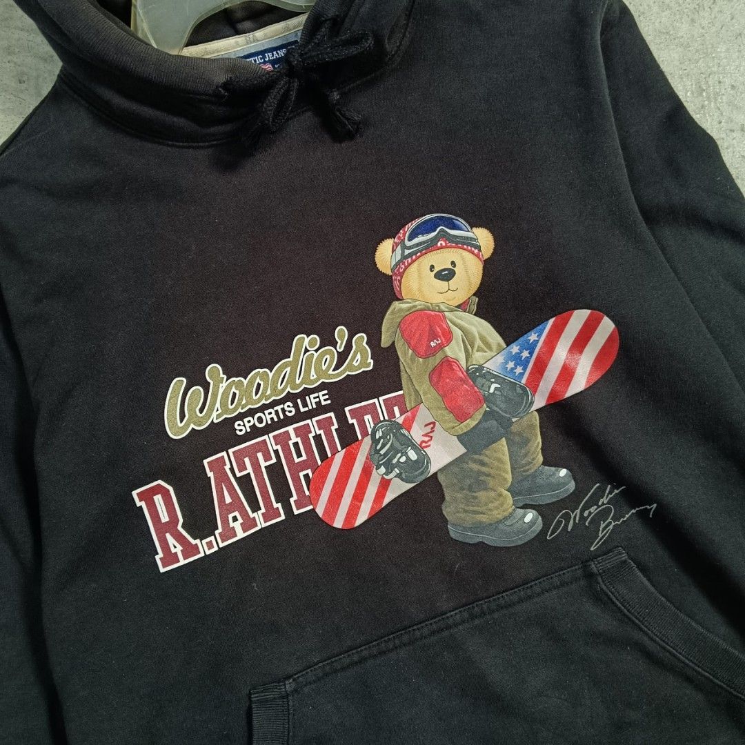 Polo bear discount hoodie mens