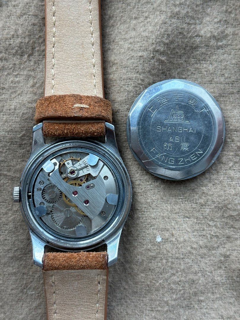 RARE vintage Shanghai watch with texture dial from 1964