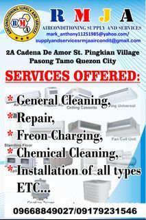 Repair ,Cleaning, Installation and Maintenance Services