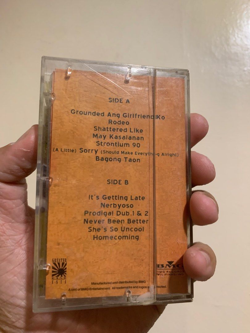 Rivermaya Cassette Tape (Category: CDs & DVDs) located in Manila. Submitted by moneymann888 (Listing ID 1285663799, Image 2). Description: sf buyer shoulder not rush.