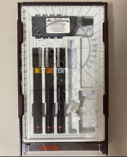 Rotring Isograph Technical Drawing Set Pen