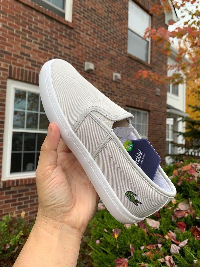 Lacoste slip on womens deals