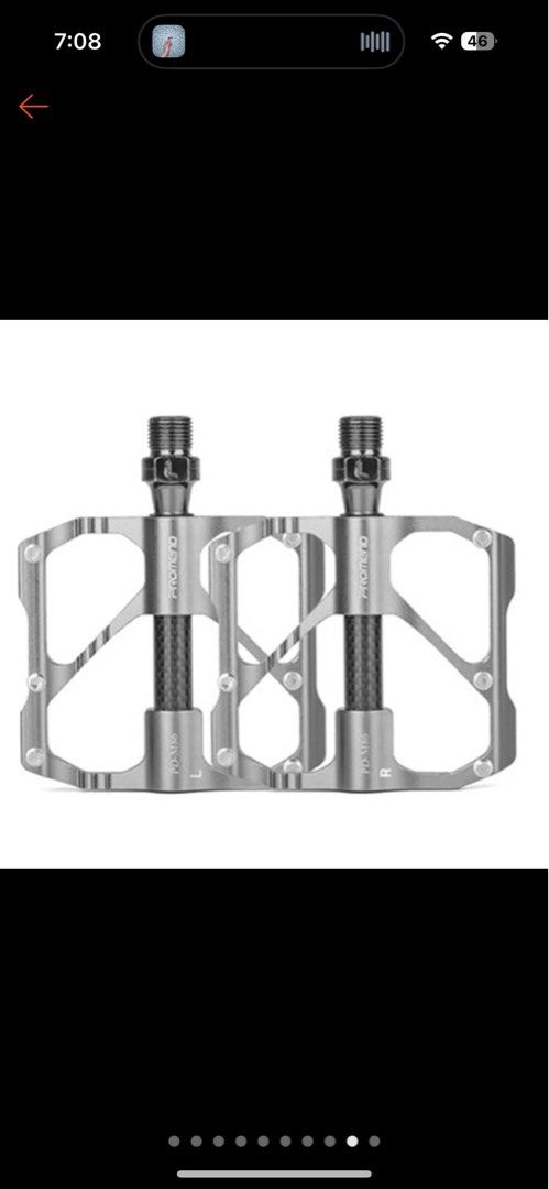 Silver promeno Bike Pedals