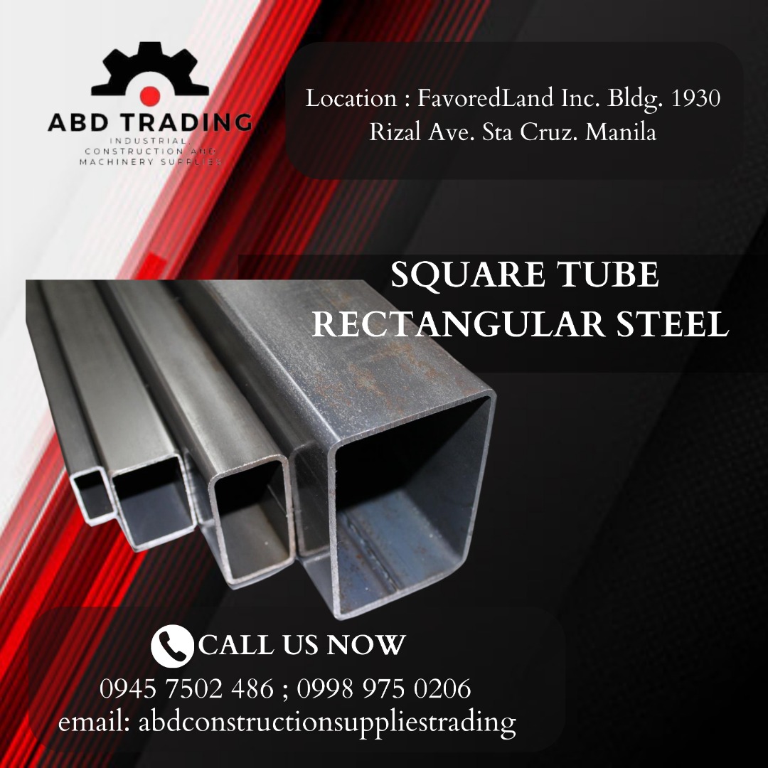 SQUARE TUBE RETANGULAR STEEL, Commercial & Industrial, Construction ...