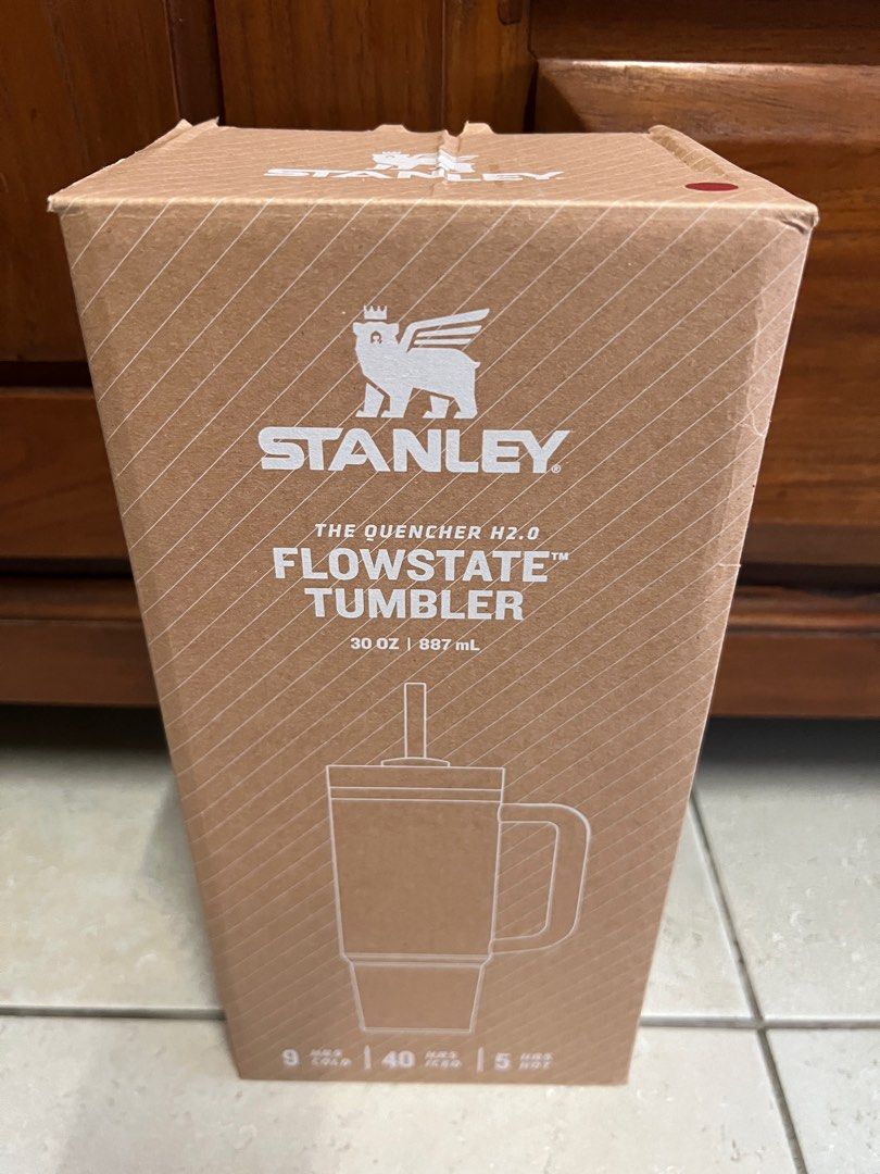 This glossy, cherry red Stanley tumbler makes the perfect