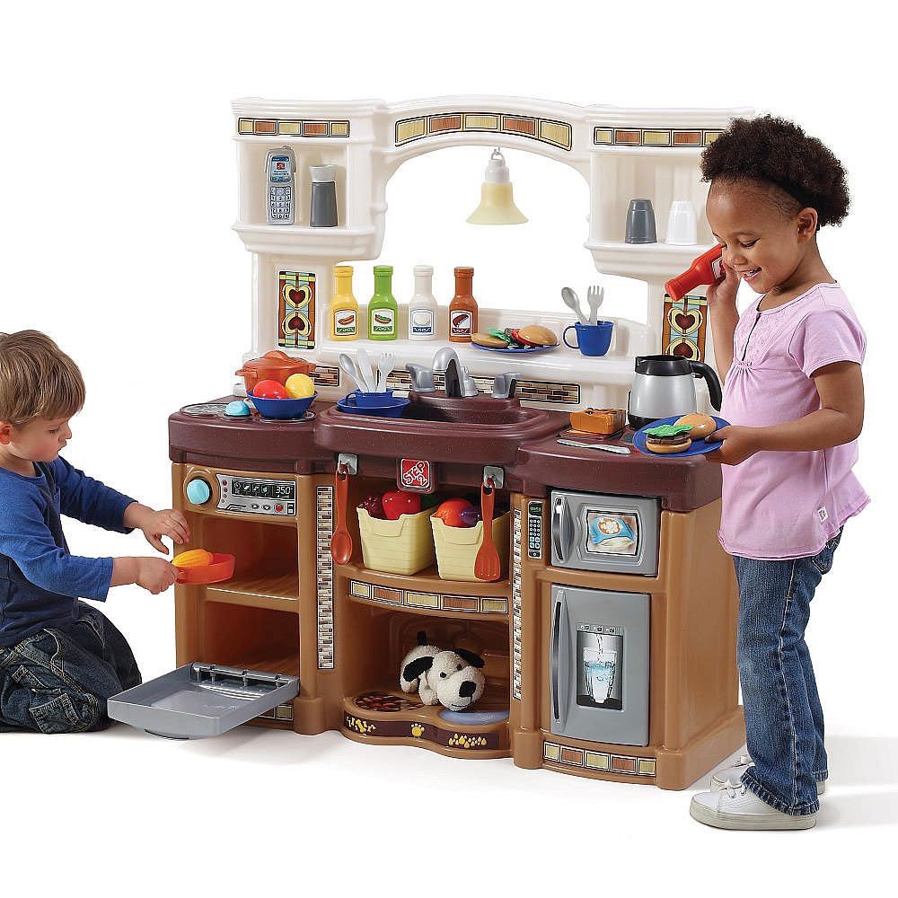 Step 2 Rise and Shine Kitchen Set with foods and cooking tools