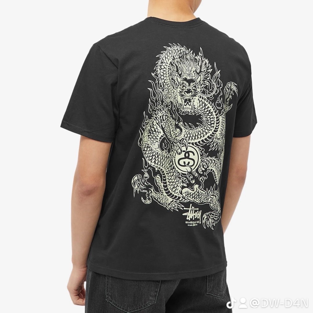 Stussy hot sale dragon tee