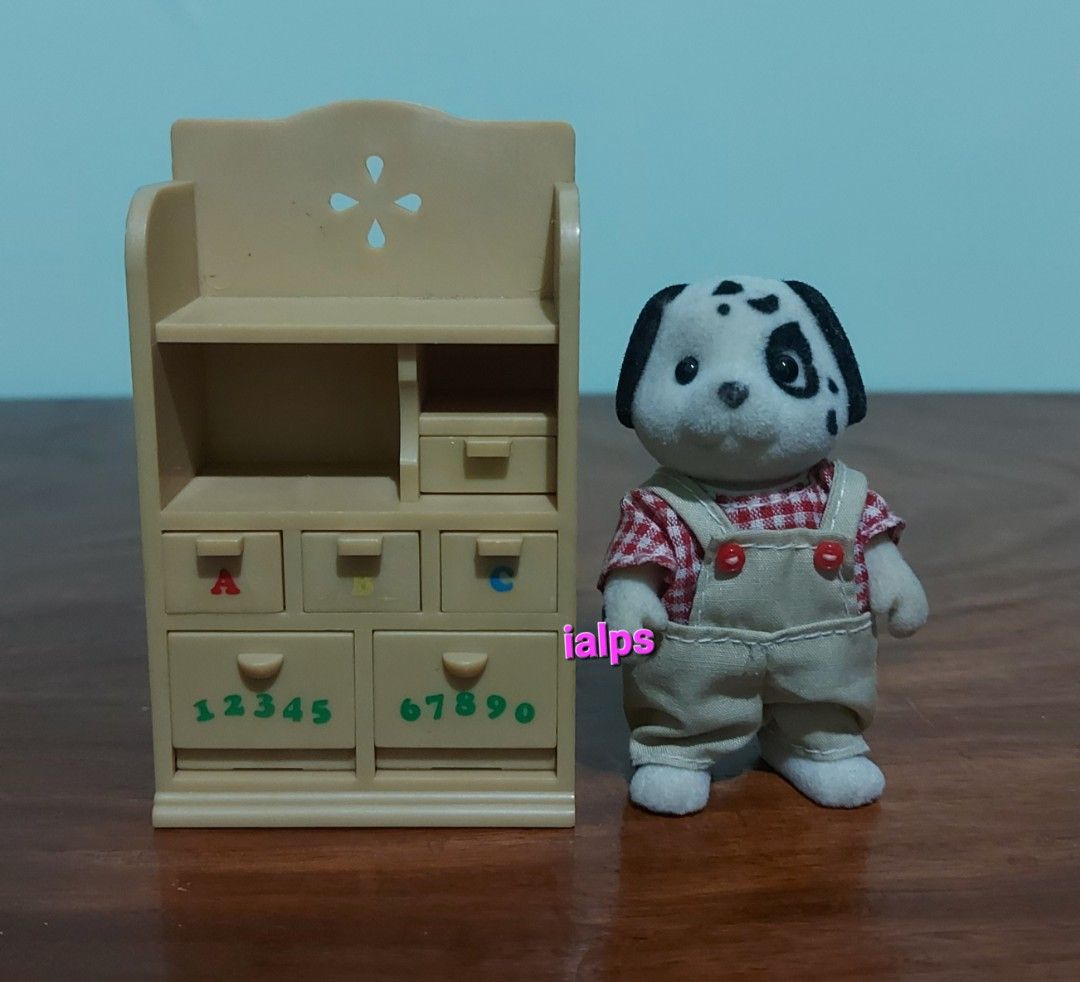 Sylvanian Families Children's Cabinet or Bookshelf (Category: Shelves, Cabinets & Racks) located in Angono. Submitted by lpsflover (Listing ID 1285649343, Image 1). Description: **FIGURE IS NOT INCLUDED IN THE SALE** Complete drawers. No stains nor cracks. Just displayed and has never been played with. Hard to find. No lowballers please. Payment via BDO or BPI deposit. Gcash as payment method may be accommodated as long as it is not sent through 