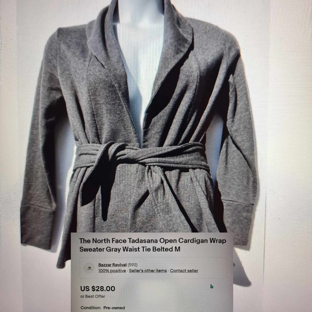 North face wrap sweater discount