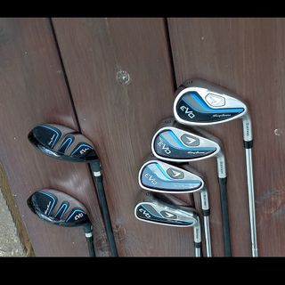 Tommy Armour EVO 6-piece Golf Clubs 4 hybrid 5 hybrid SW 6 8 9 Iron, Graphite and Steel, R Flex Men's Right-handed RH