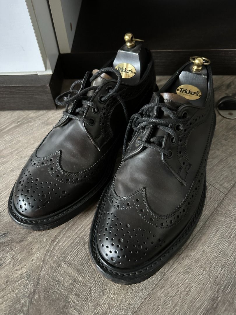 Tricker s for Tres Bien Longwing Brogue Shell Cordovan Cipresso UK7 Carousell