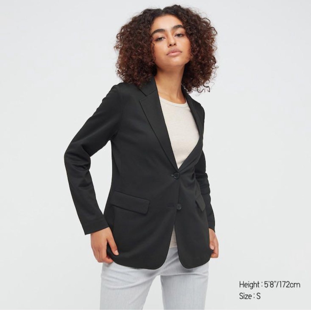 Uniqlo black blazer on sale