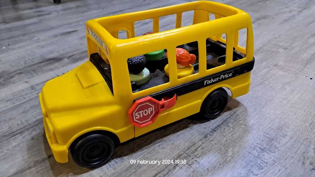 Fisher price clearance school bus 1990