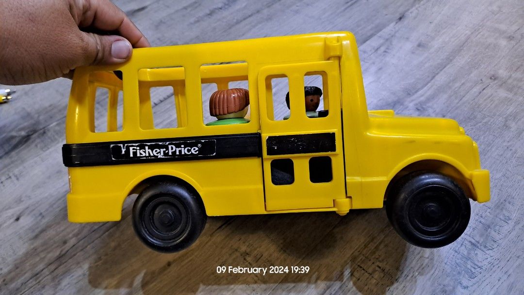 Fisher price school bus 1990 clearance