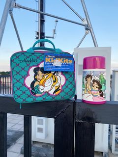 (Vintage) 1992 Disney’s Aladdin - Kid Kits - Lunch Kit Bag w/ Thermos Set