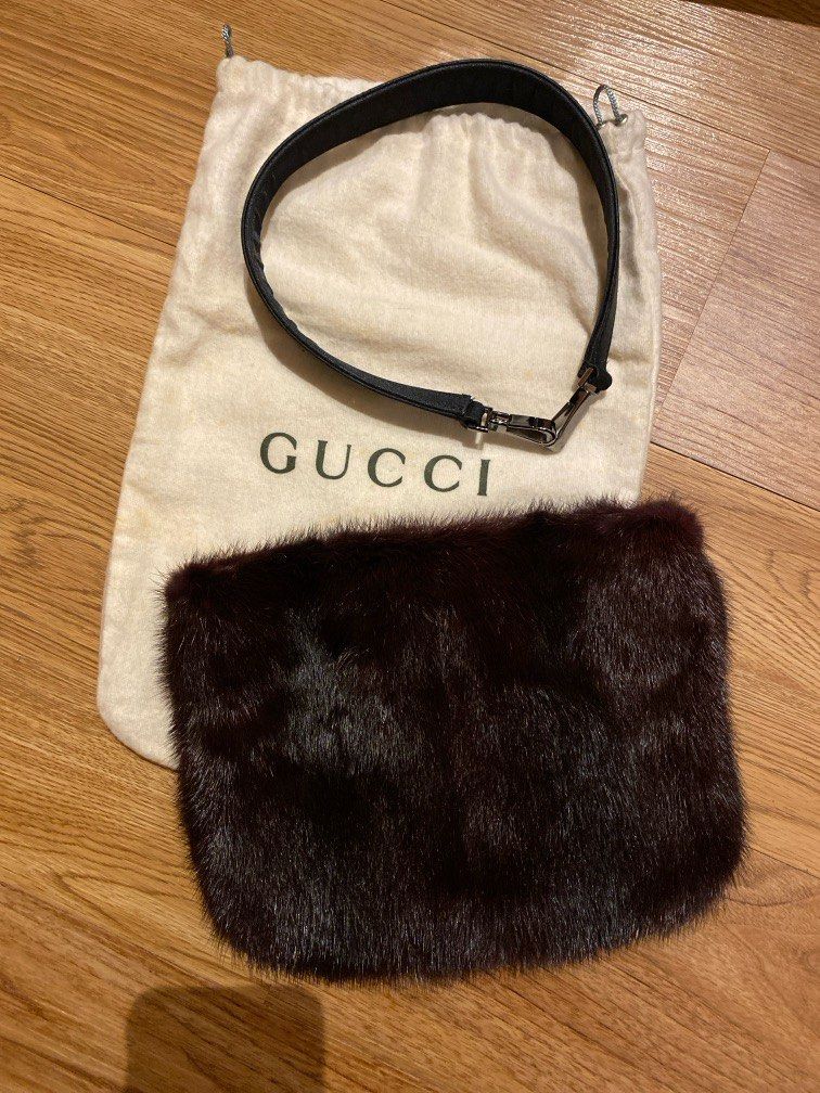 Gucci fur 2025 purse