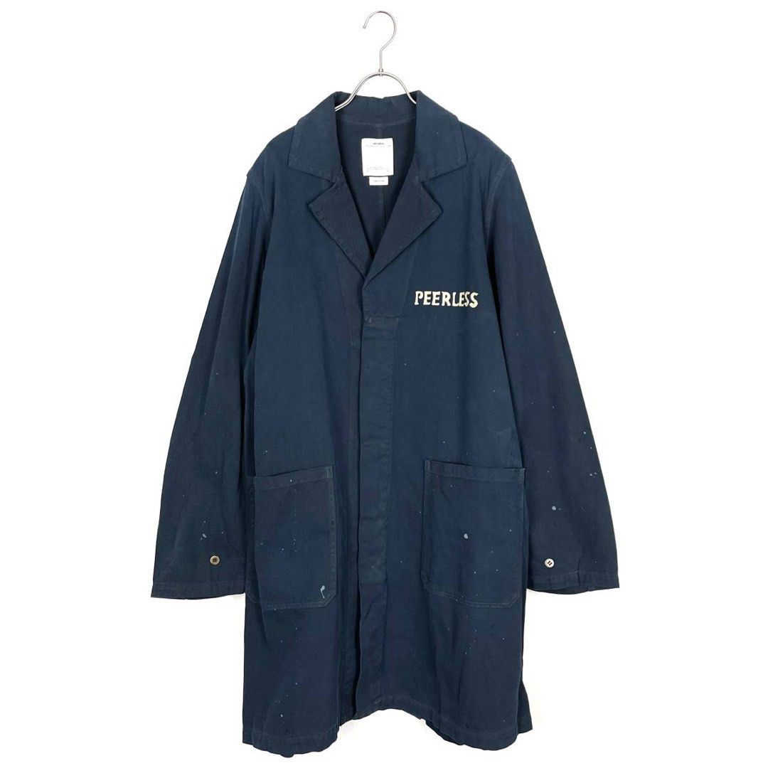 Visvim peerless shop coat navy size 2 Carousell