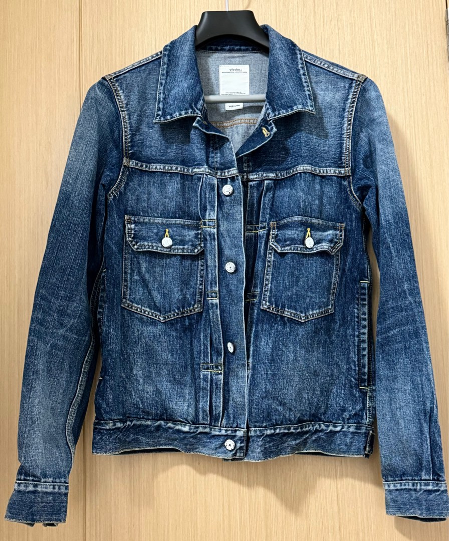 Visvim SS 101 JKT DRY DMGD-1000 denim jacket, 名牌, 服裝
