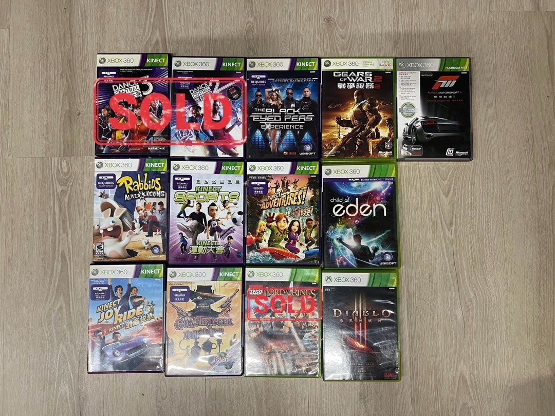 Xbox 360 and top games for sale