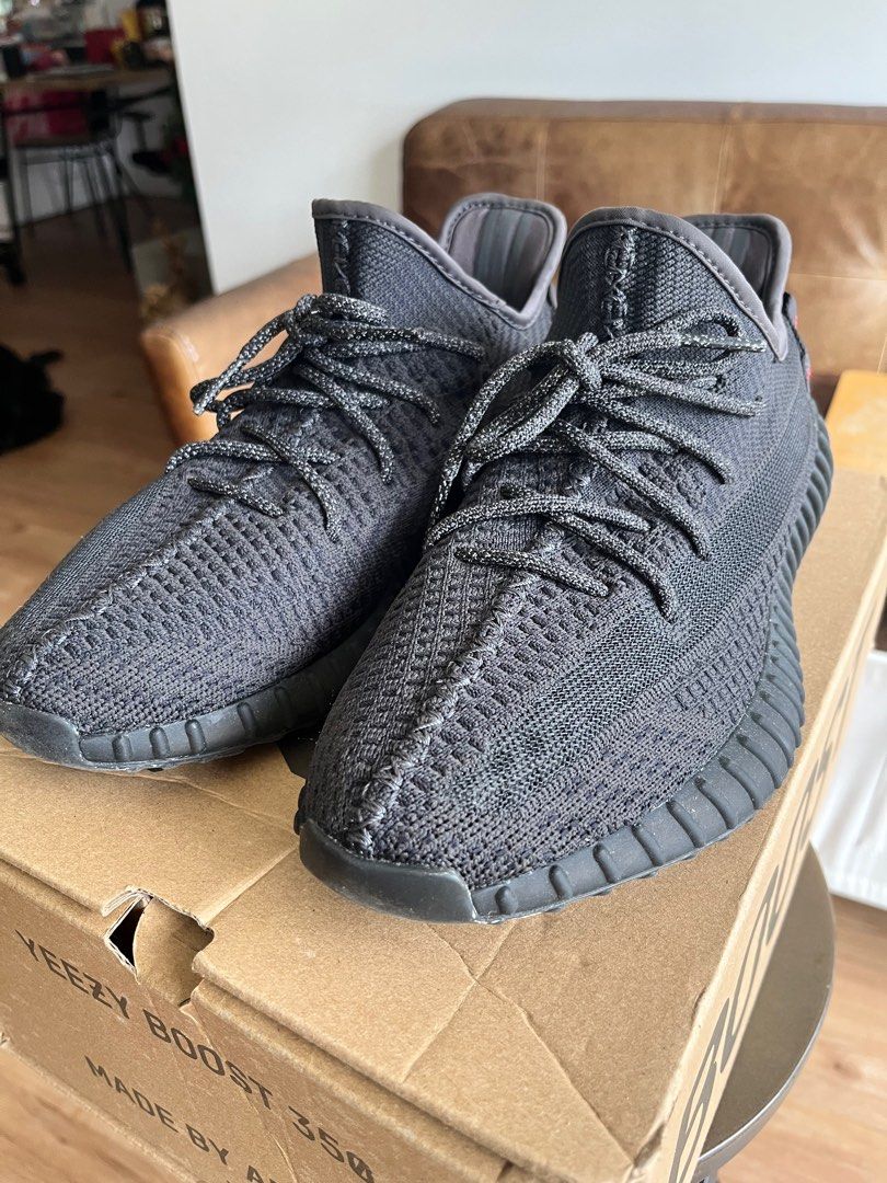 Yeezy Boost 350 V2 Non Reflective Black Men s Fashion Footwear
