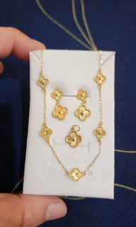 18k Saudi Gold VCA jewelry set