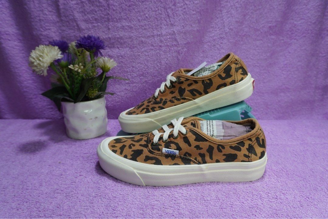 36 VANS VAULT AUTHENTIC LX LEOPARD SEPATU VANS A2 86 SECOND THRIFT BEKAS PRELOVED USED aMWRQJSUGV
