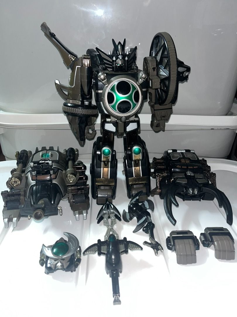 萬代dx 忍風戰隊轟雷旋風神黑色, 興趣及遊戲, 玩具& 遊戲類- Carousell