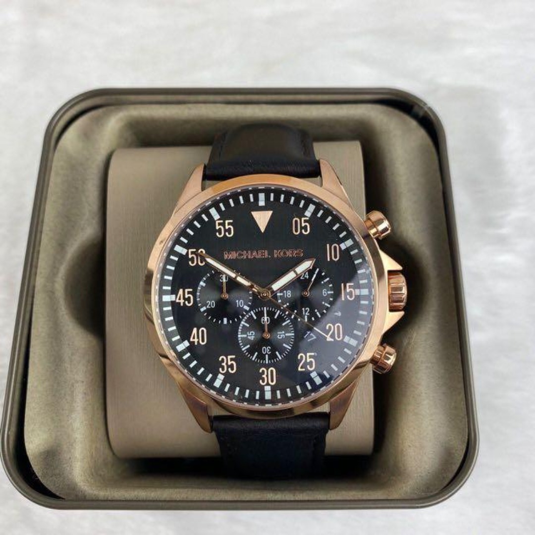 SALE Michael Kors Black Men s Watch MK8535 Men s Fashion Watches Accessories Watches on Carousell