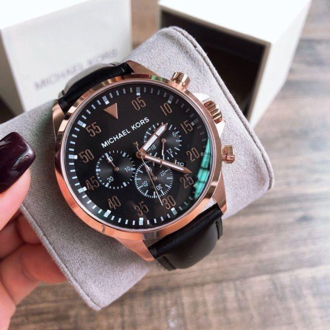 SALE Michael Kors Black Men s Watch MK8535 Men s Fashion