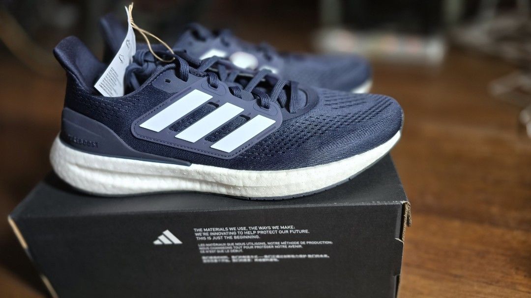 Adidas Pureboost 23 (Category: Sneakers) located in Manila. Submitted by betchok (Listing ID 1290507790, Image 3). Description: Brand: Adidas Model: Pureboost 23 Condition: Brandnew Mall price: 7,000 Selling price: 3,000 only RFS: Unloading Pros: - Good for running and walking - Comfy on foot because of the new version of boost - Lightweight - Breathable - Easy to wear Cons: - N/A.
