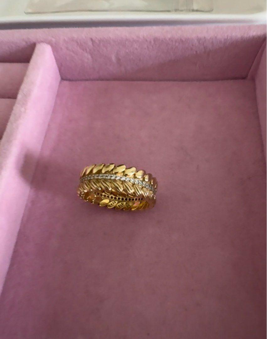 ALE Pandora Wheat Grains Of Energy Band 925 Sterling silver Women s Fashion Jewelry Organisers Rings on Carousell