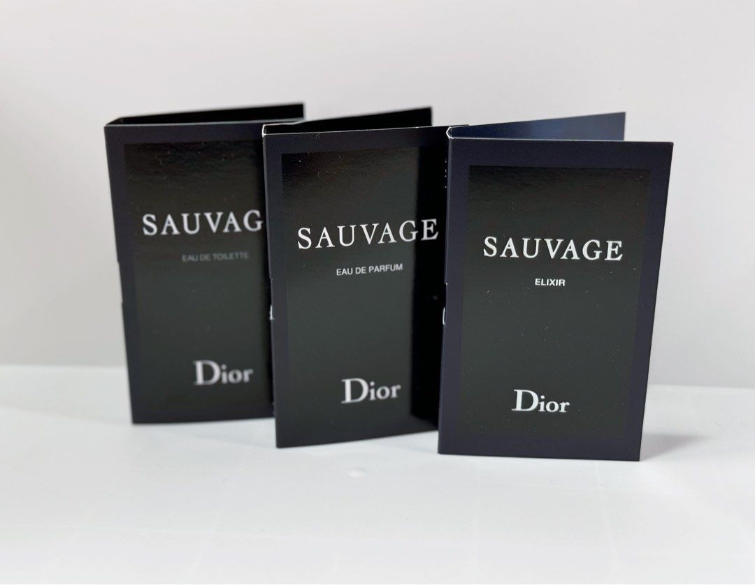 Dior sauvage deals samples