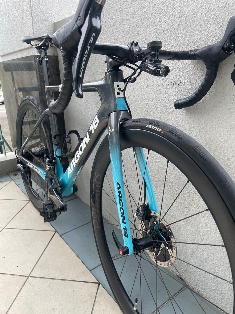 Argon 18 Nitrogen Aero bike Astana Edition Sports Equipment Bicycles Parts Bicycles on Carousell