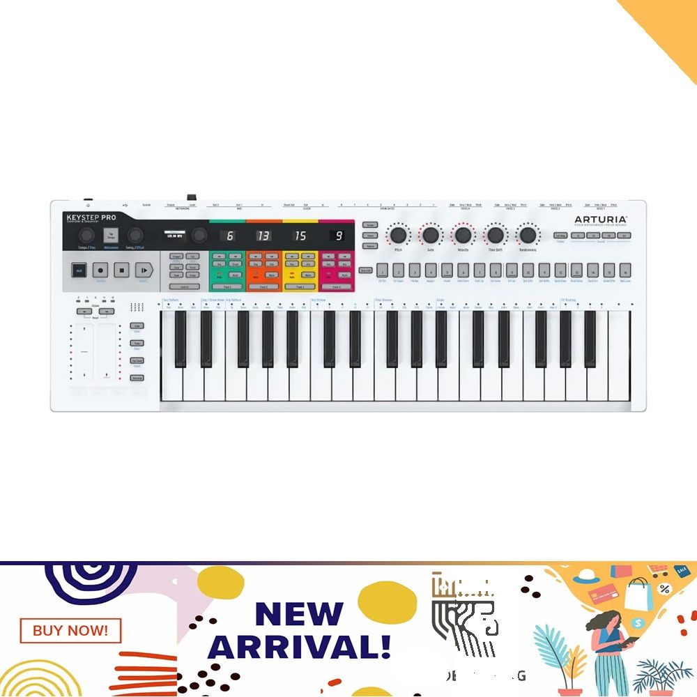 Arturia Keystep Pro All in One Performance MIDI Controller