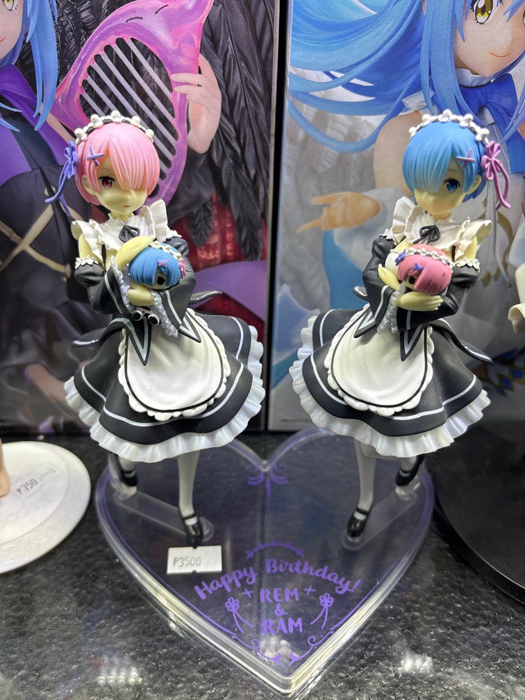 Authentic Ichiban Kuji Re: Zero Happy Birthday Rem & Ram figure