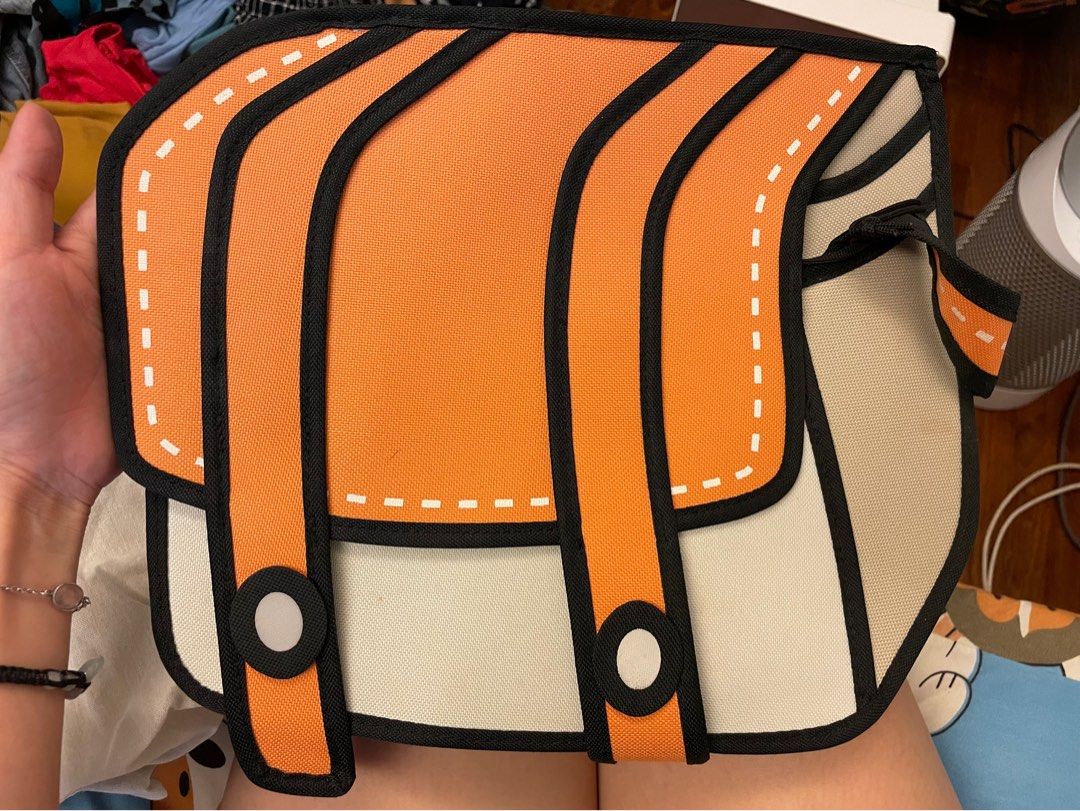 Jump from shop paper messenger bag