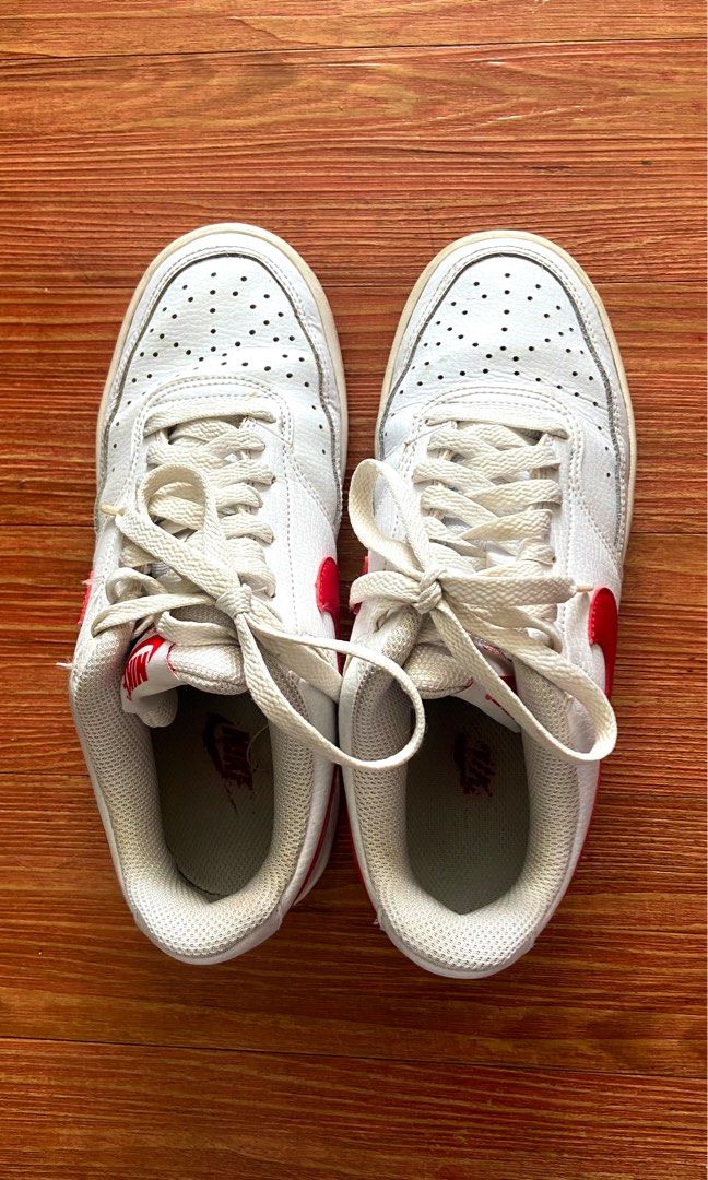 Authentic Nike Womens Court Vision Low (Category: Sneakers) located in Marikina City. Submitted by rilxmx (Listing ID 1290461358, Image 2). Description: Size: 7.5 No box Rfs: decluttering .