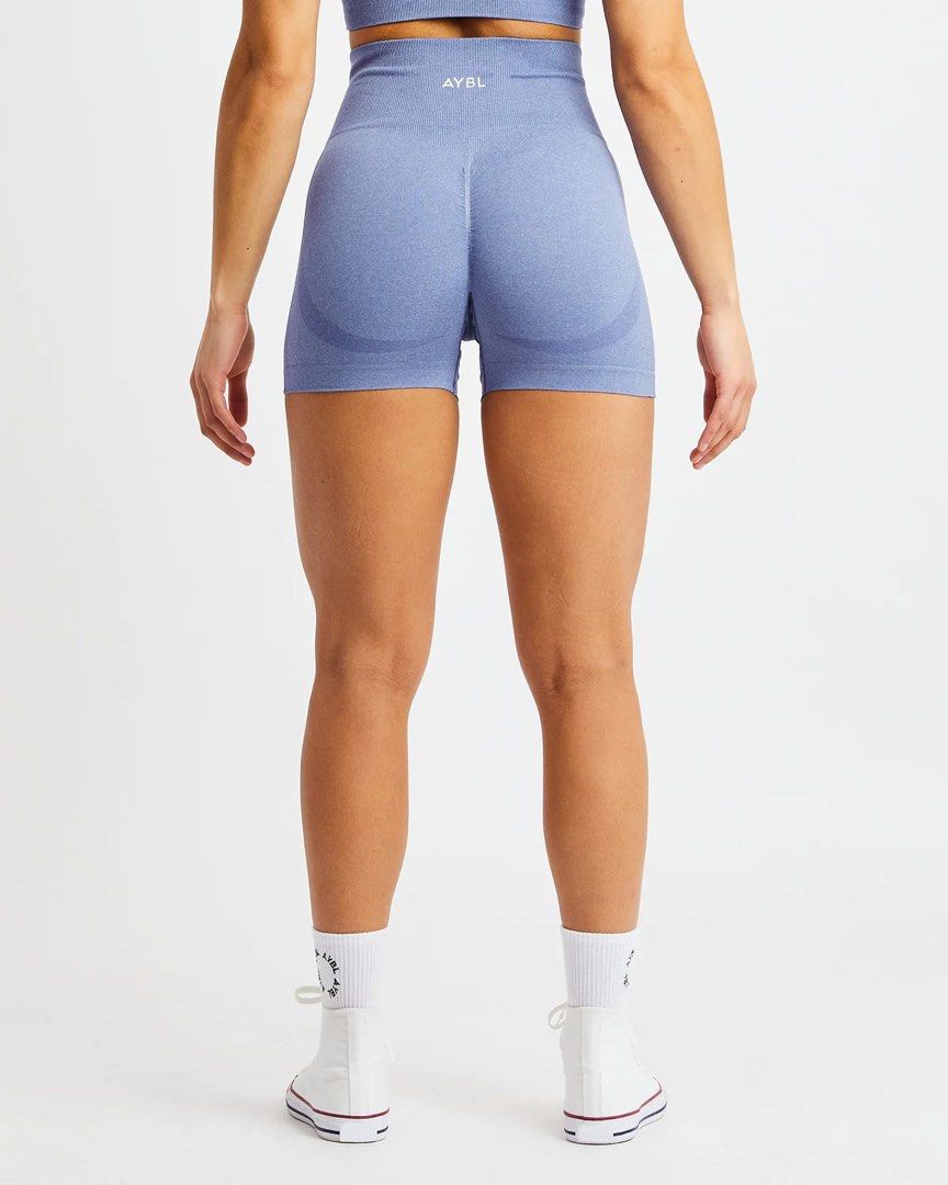 AYBL EMPOWER SEAMLESS SHORTS IN BLUE MARL, Women's Fashion, Activewear on  Carousell