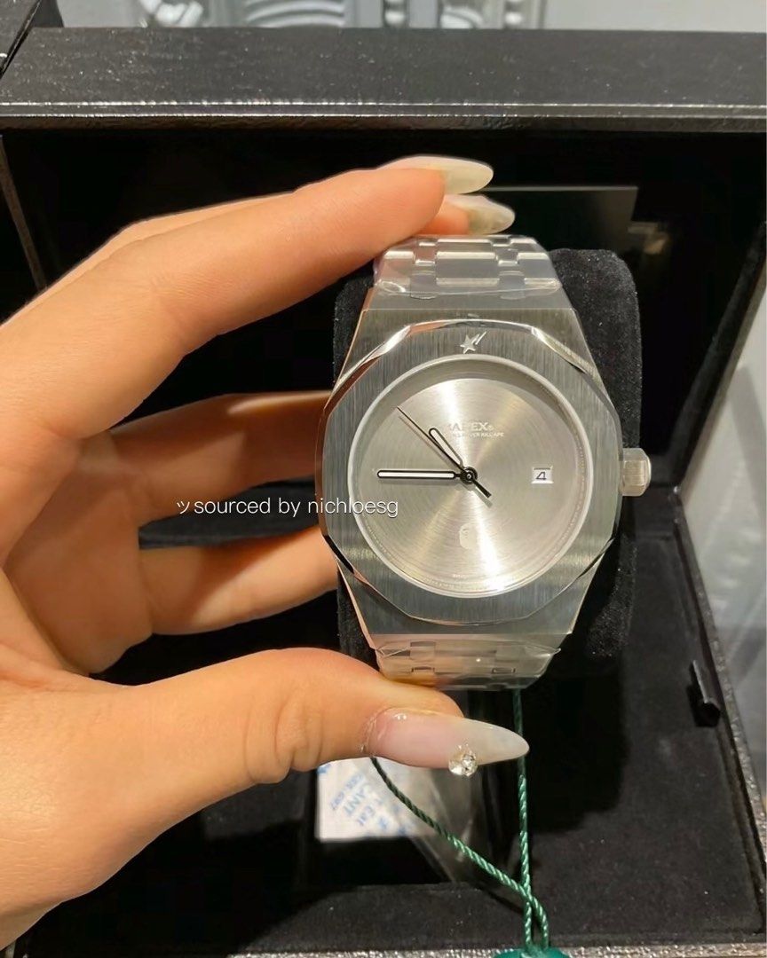 BAPE Type 9 BAPEX Watch Silver Men's - SS24 - US