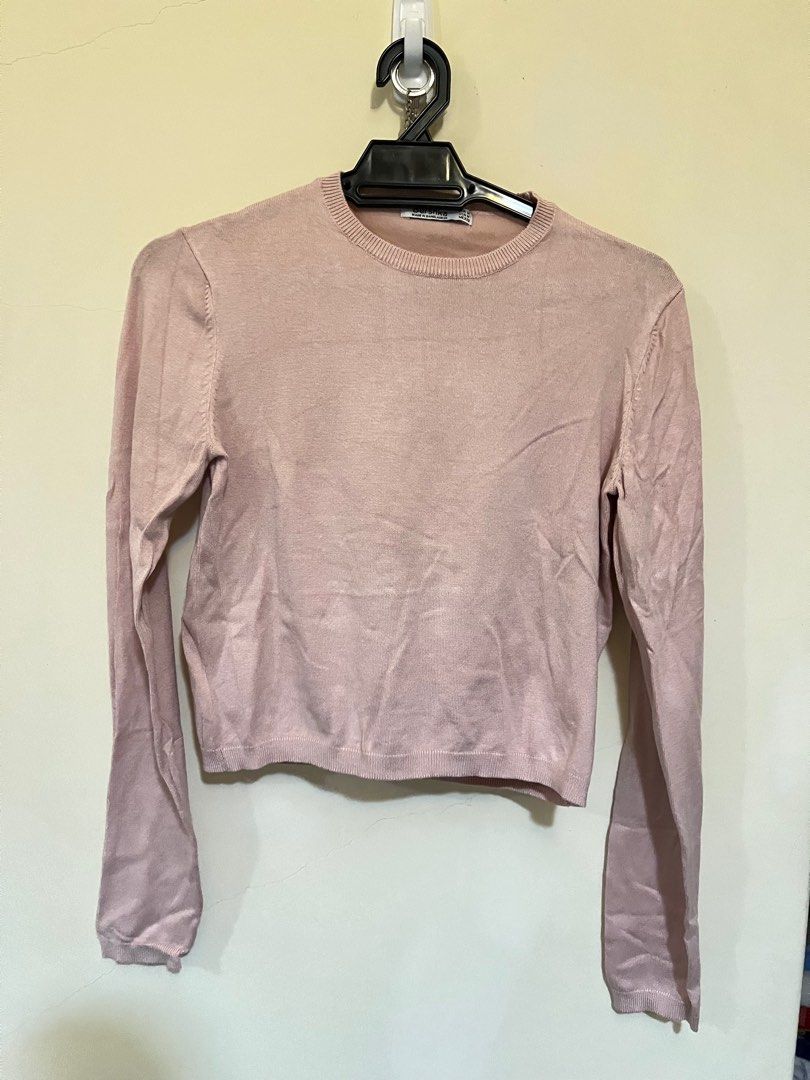 Bershka pink jumper hotsell