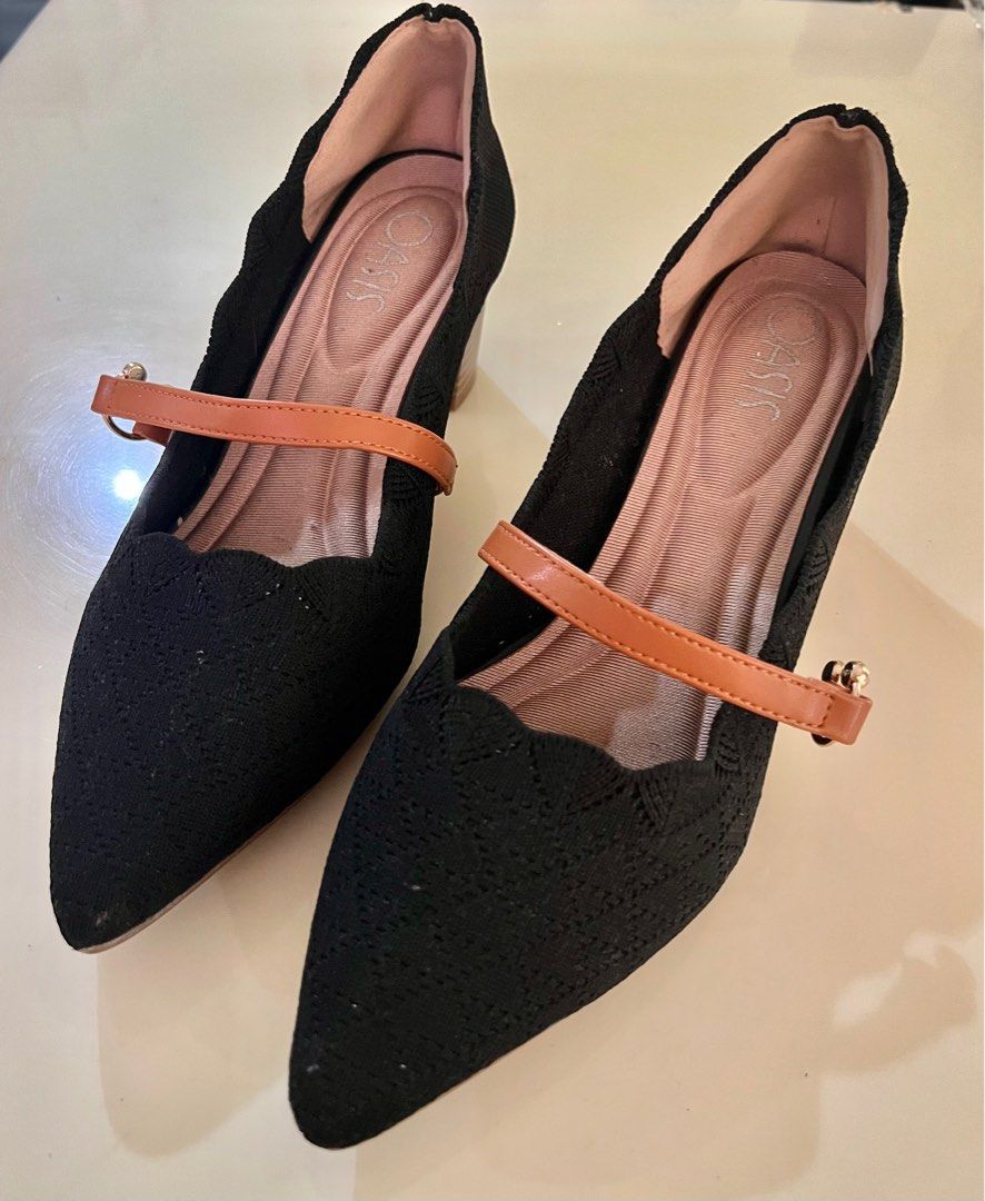Oasis black heels new arrivals