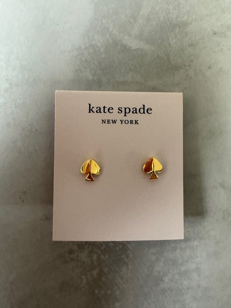 Kate spade logo earrings top