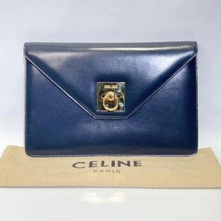 Celine clutch second bag navy