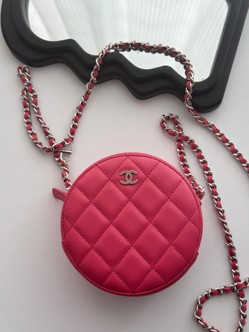 Chanel round sling bag shop