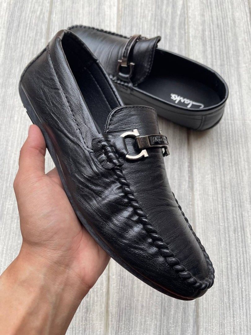 Clarks crocodile loafers hotsell