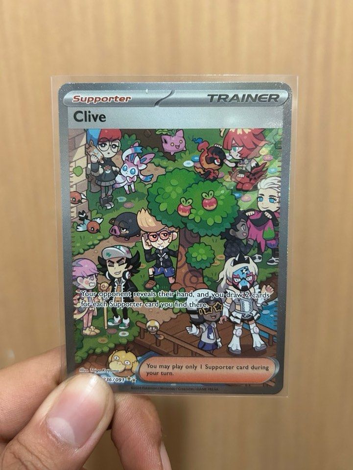 Clive Illustration Rare (IR) and Special IR Set (Paldean Fates ...